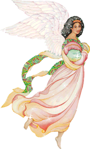 Gif animé ange femme